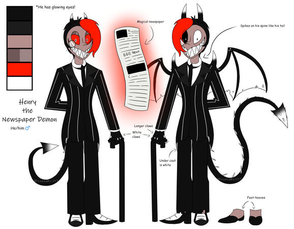 Henry OC ref sheet Henry OC ref sheet